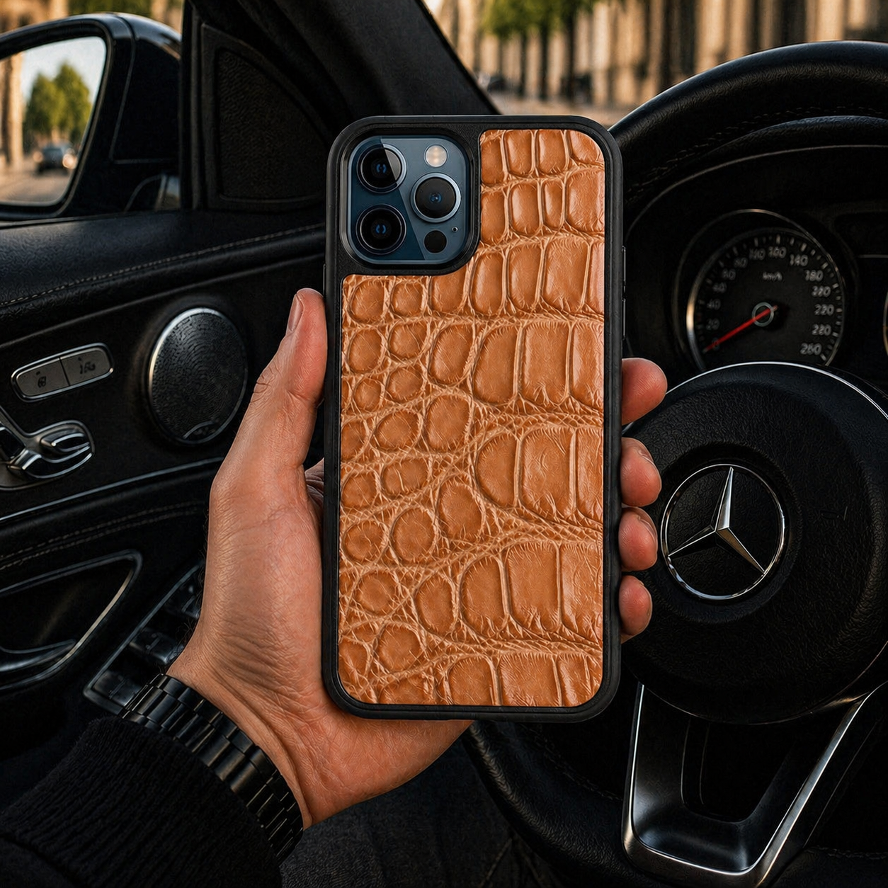 Classic Case For iPhone 12 Pro & 12 in Alligator