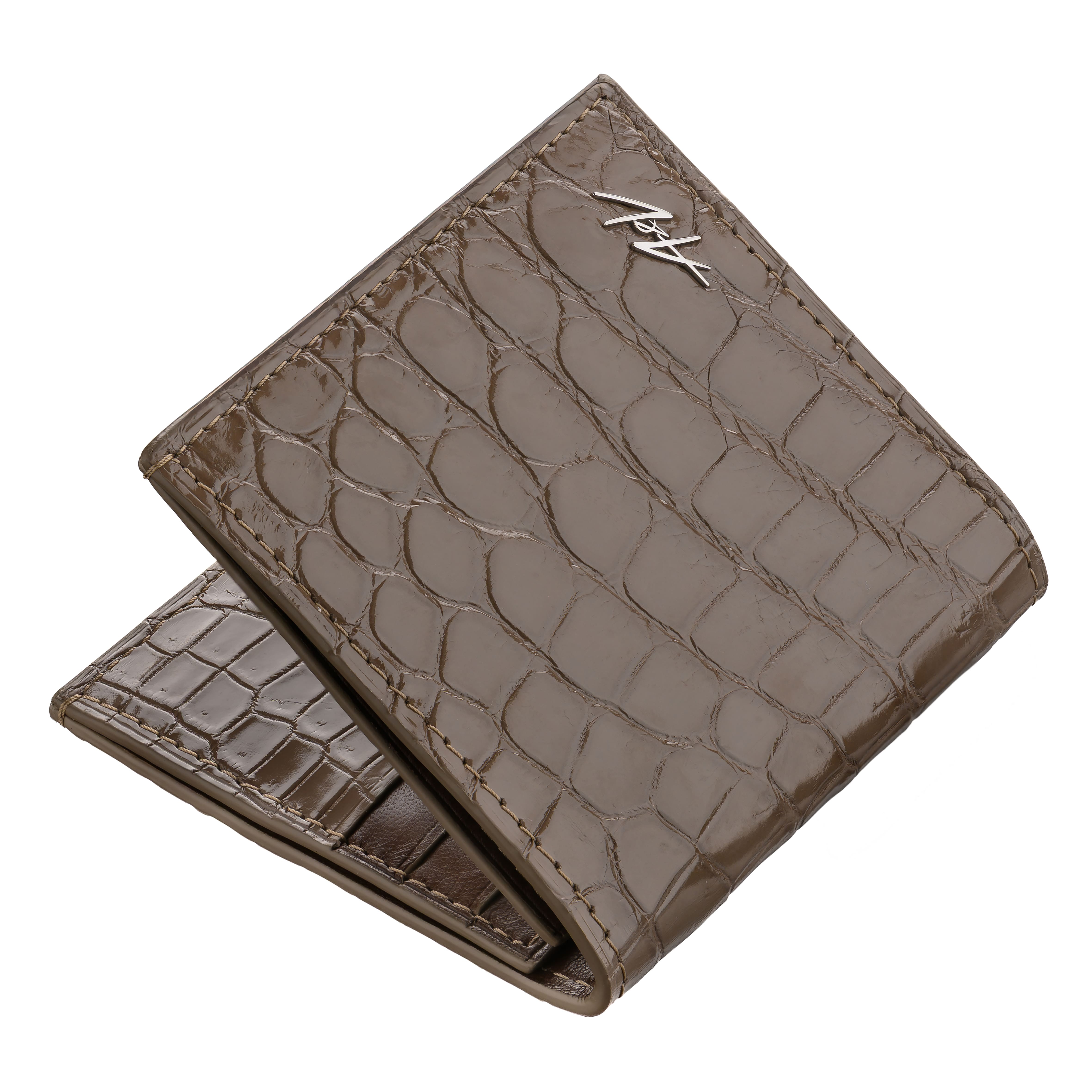 Slim Wallet in Alligator
