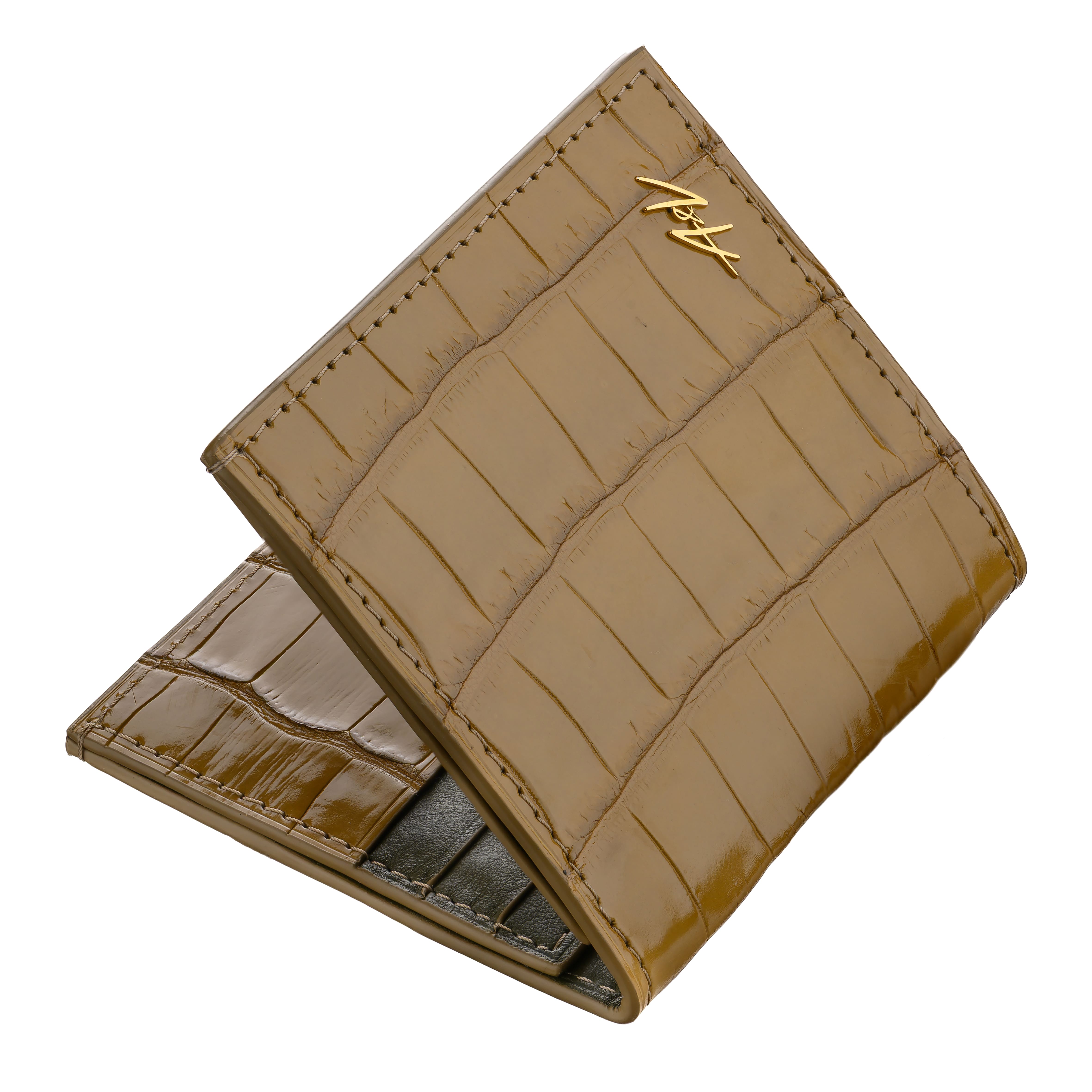 Slim Wallet in Alligator