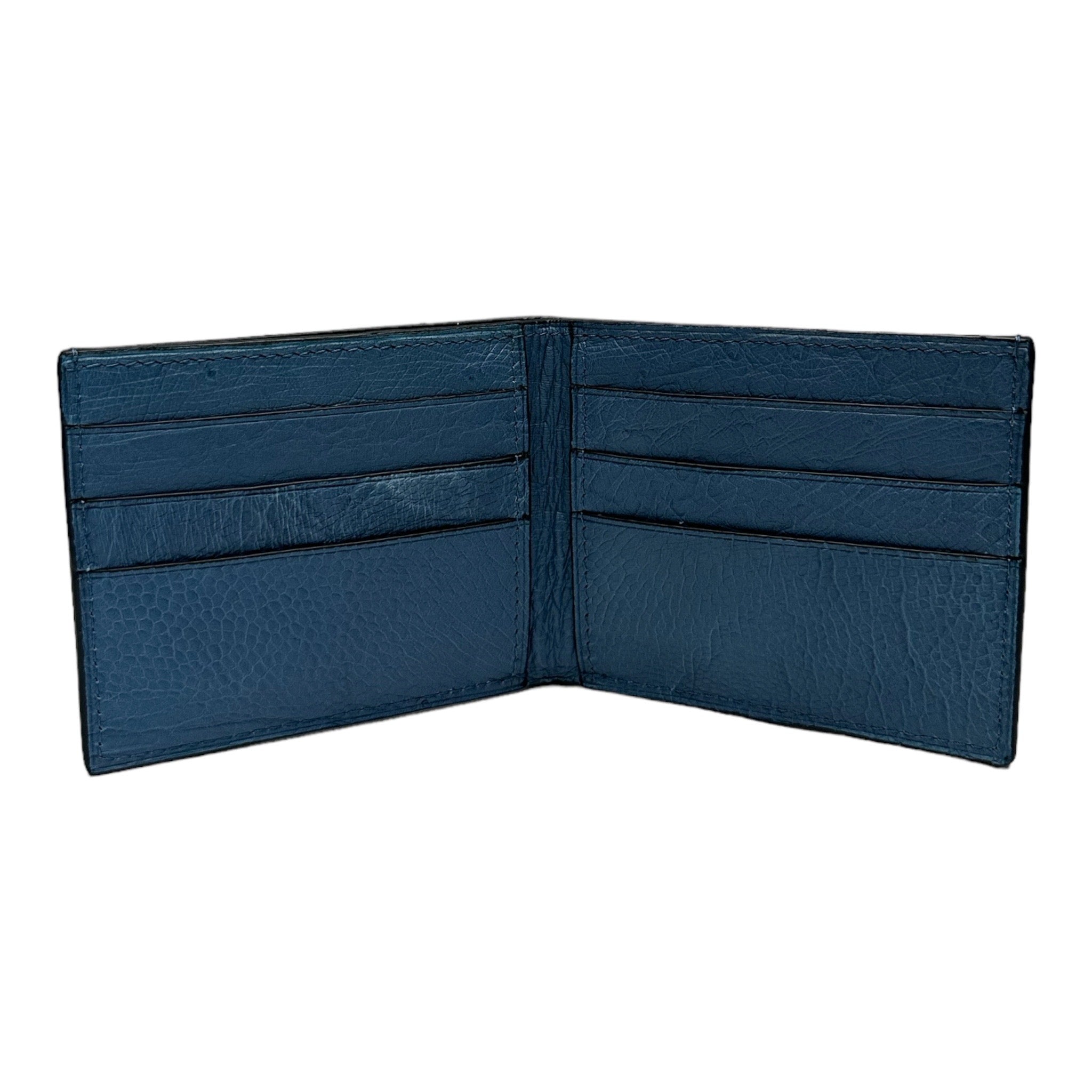 Bi-fold Wallet In Ostrich