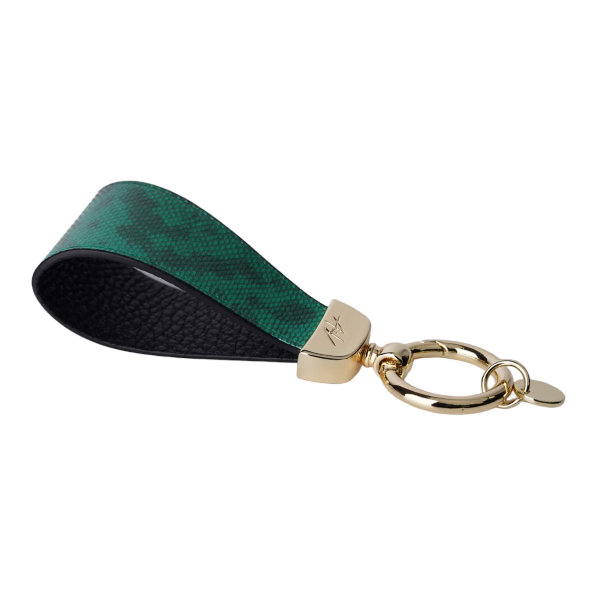 KEYCHAIN MOON JADE GREEN