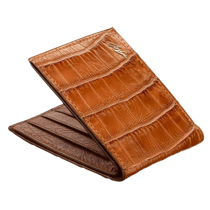 Bi-fold Wallet In Alligator