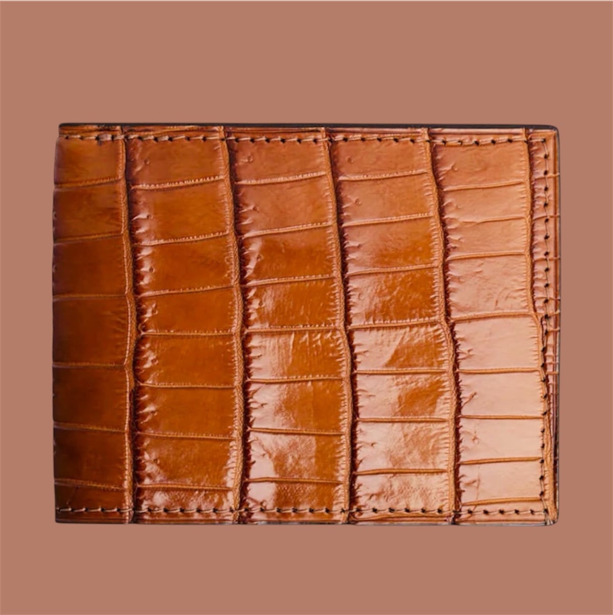 Bi-fold Wallet In Alligator