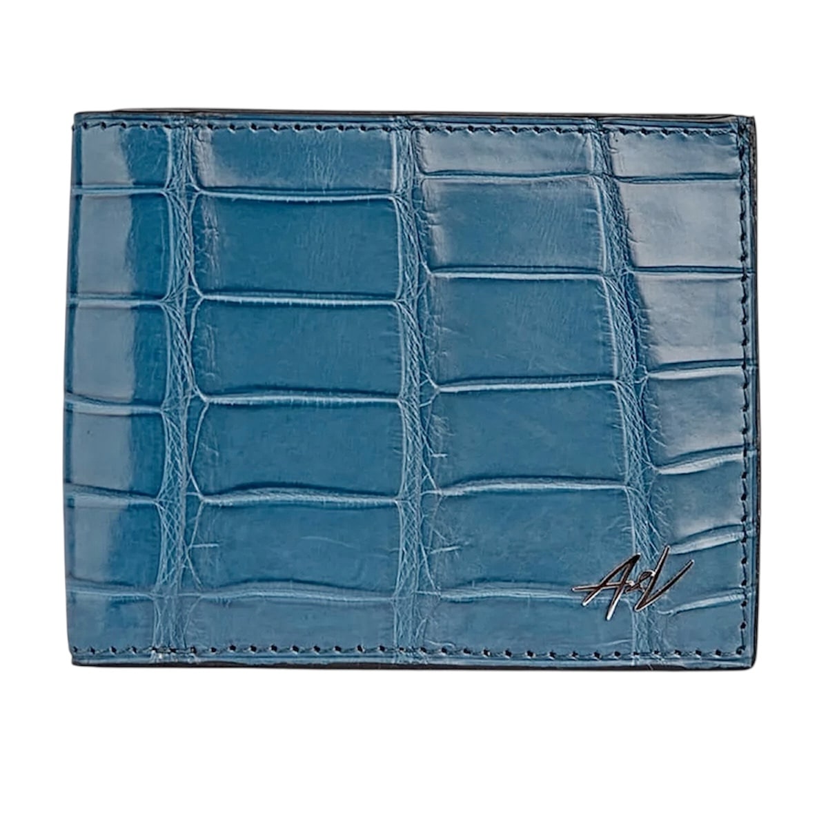 Bi-fold Wallet In Alligator