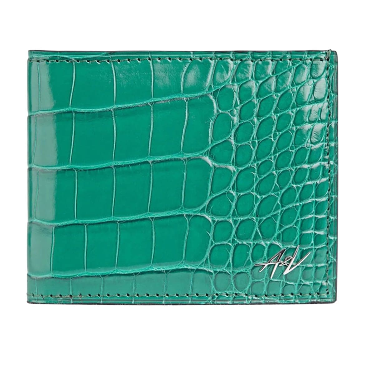 Bi-fold Wallet In Alligator