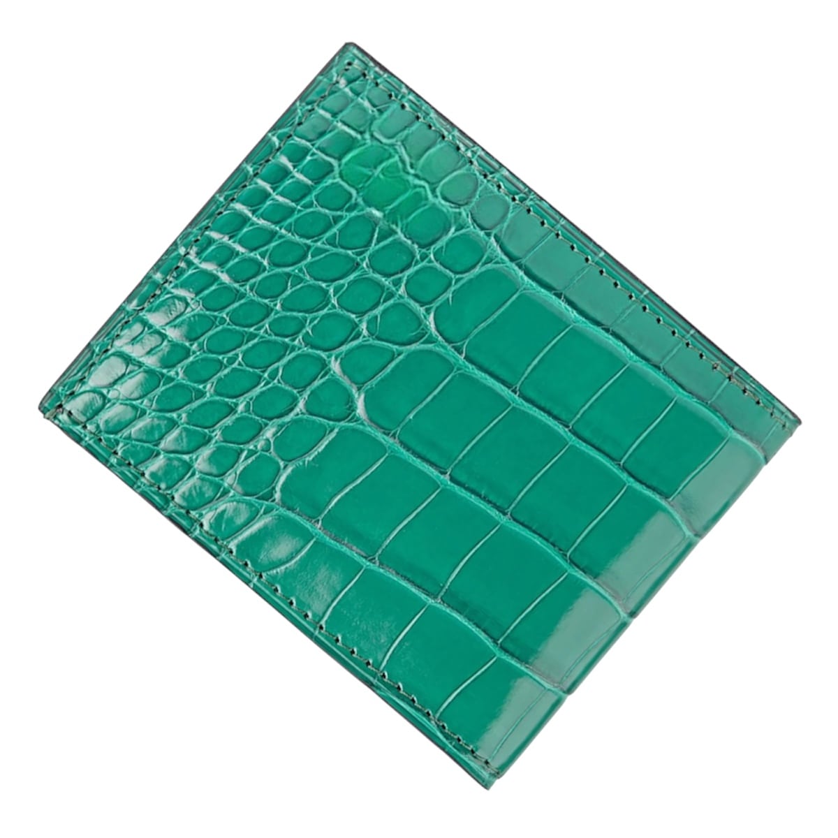 Bi-fold Wallet In Alligator