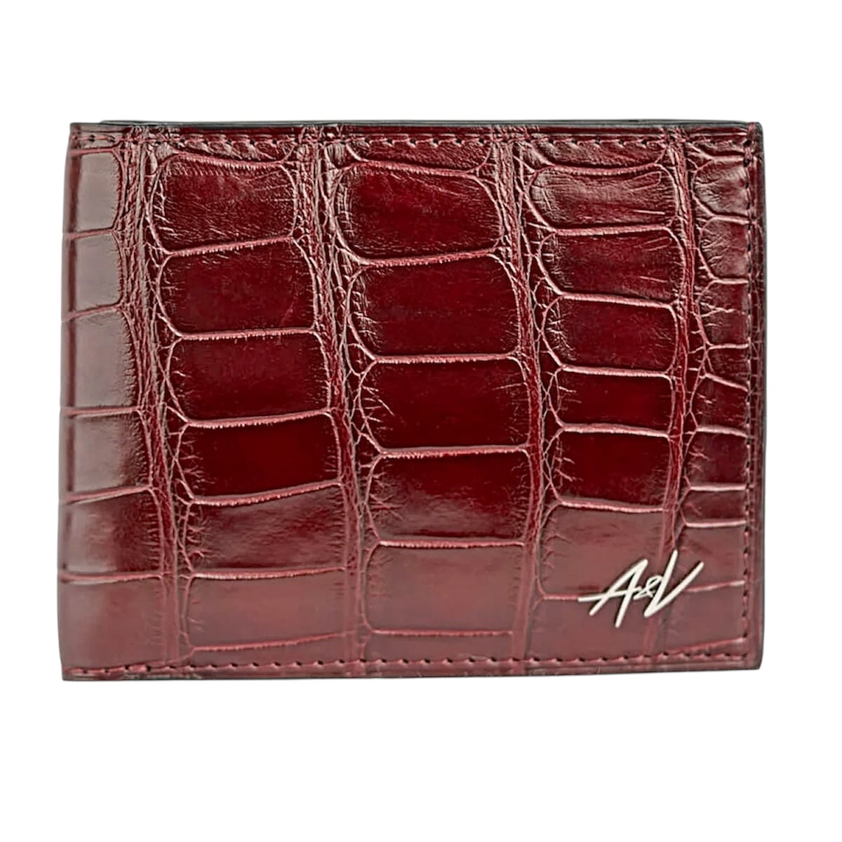 Bi-fold Wallet In Alligator