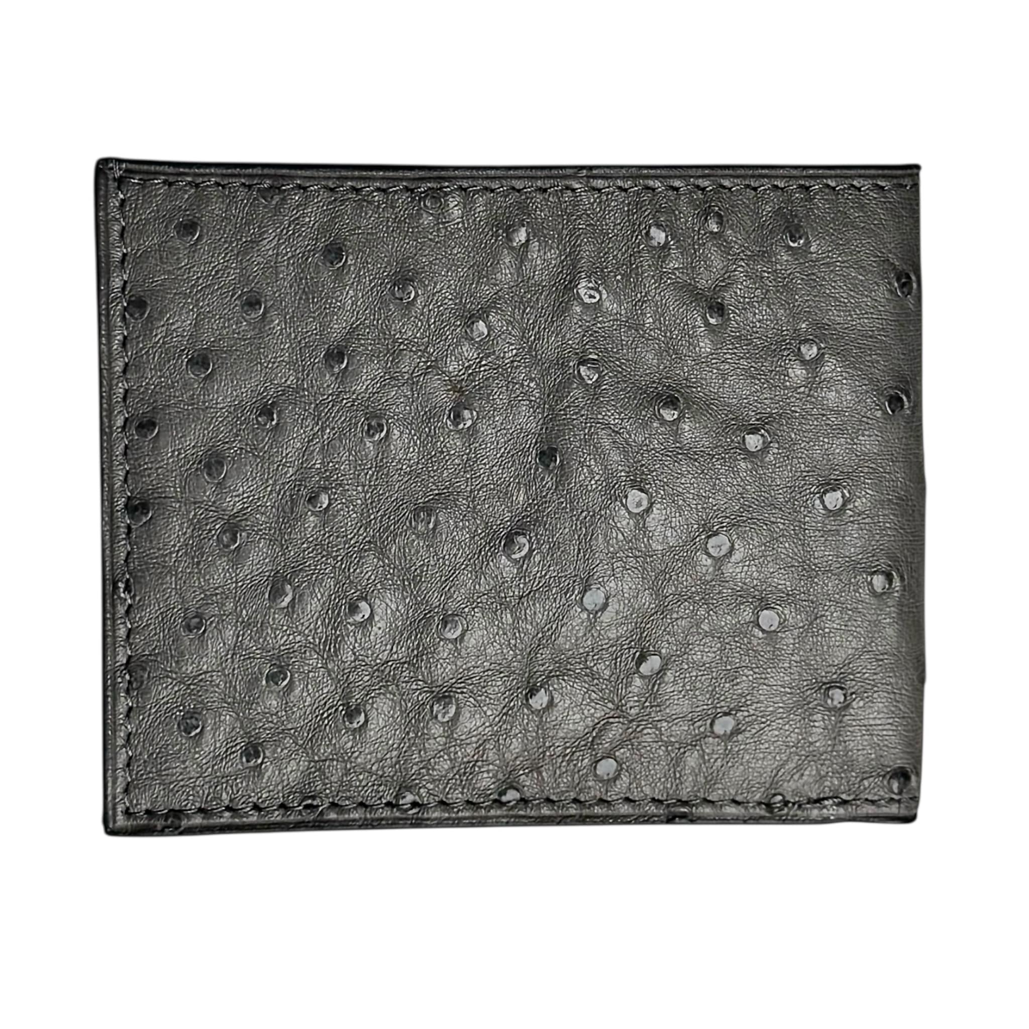 Bi-fold Wallet In Ostrich