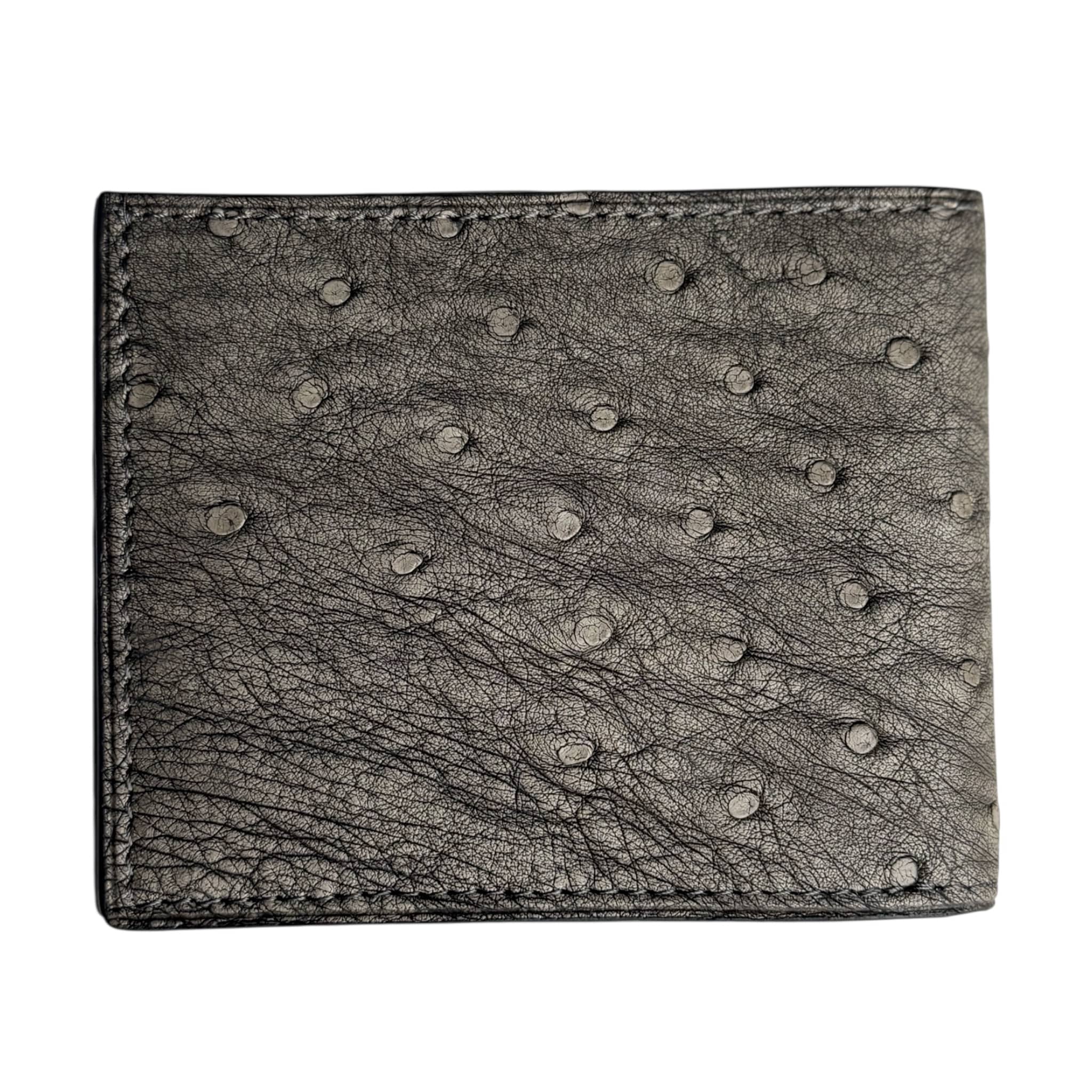 Bi-fold Wallet In Ostrich