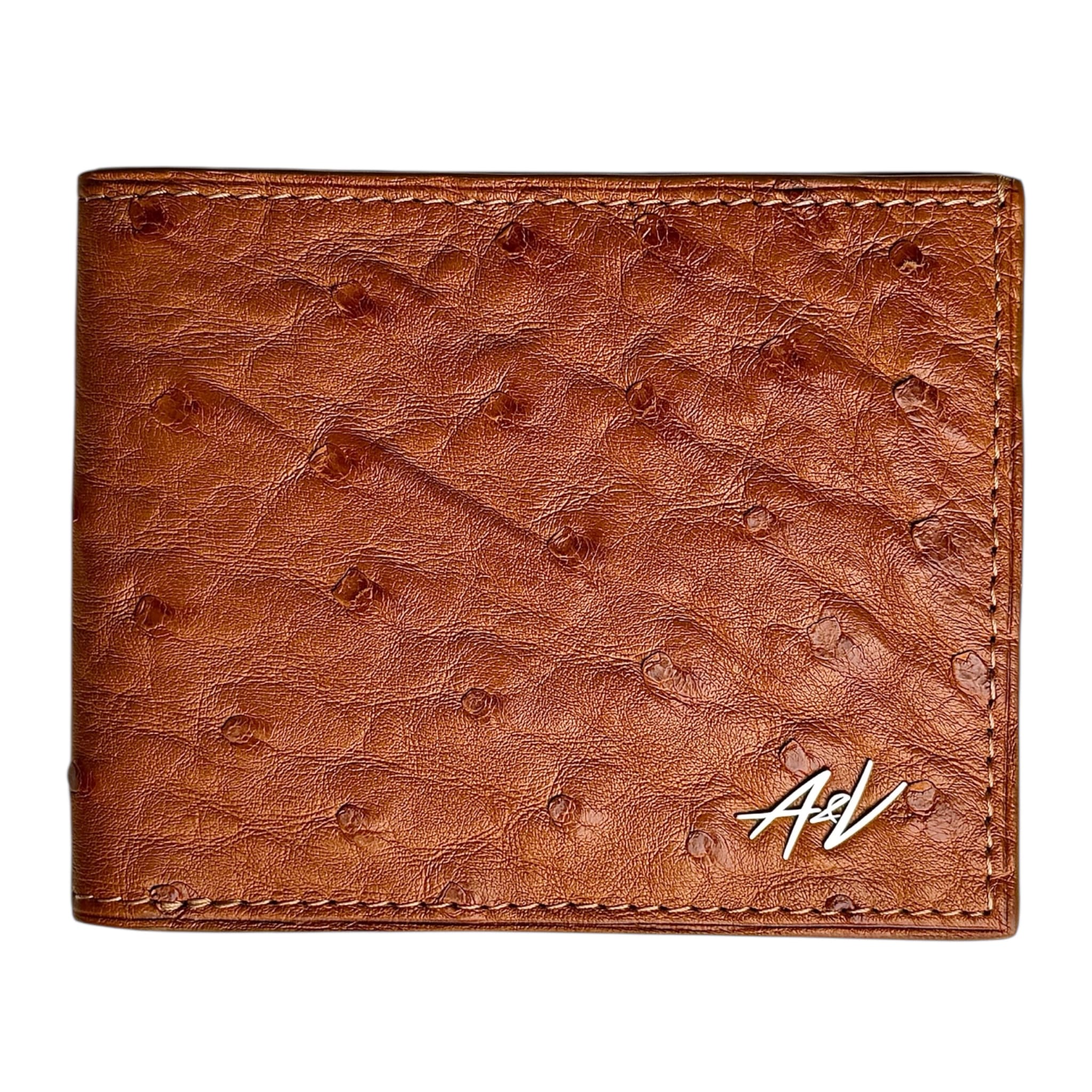 Bi-fold Wallet In Ostrich