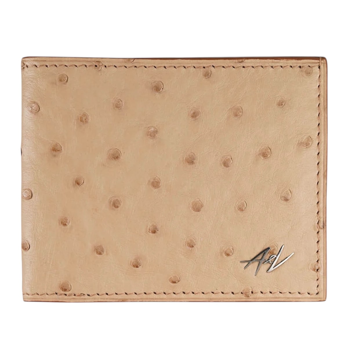 Bi-fold Wallet In Ostrich