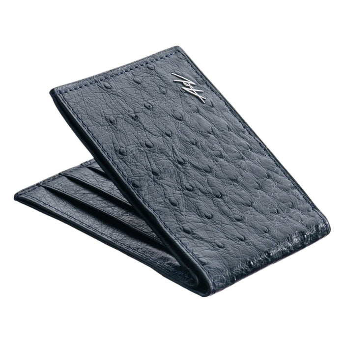 Bi-fold Wallet In Ostrich