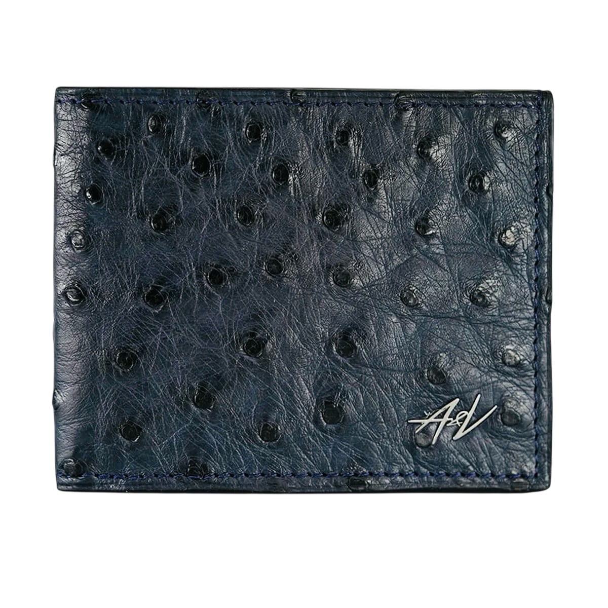 Bi-fold Wallet In Ostrich