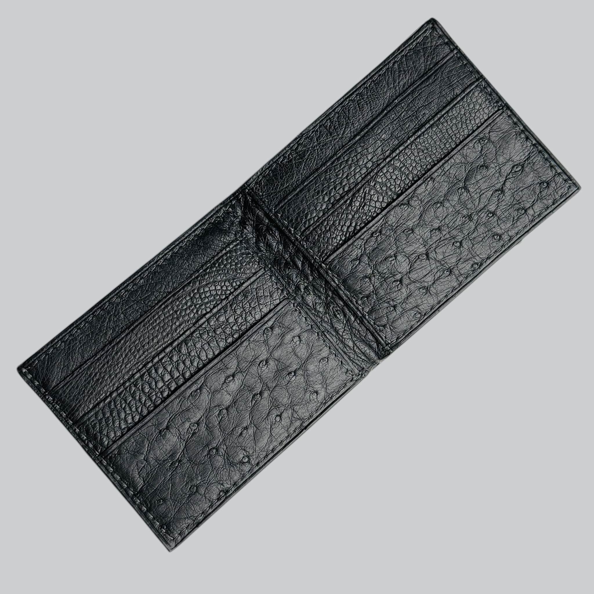 Bi-fold Wallet In Ostrich