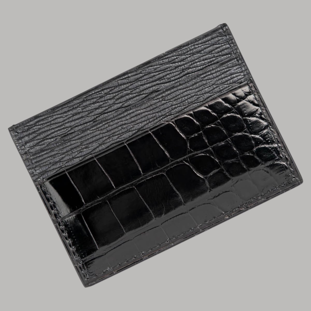 Card Holder in Alligator