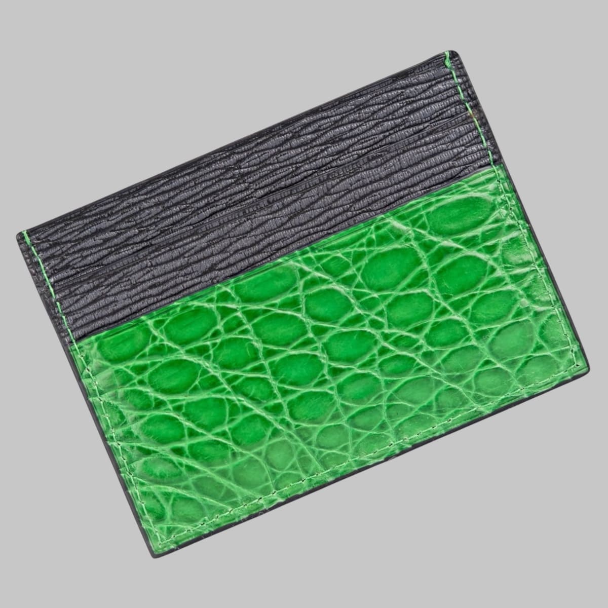 Card Holder in Alligator