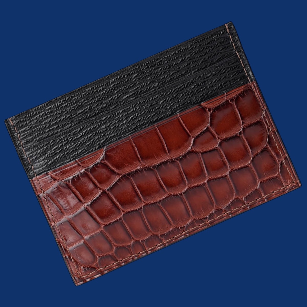 Card Holder in Alligator