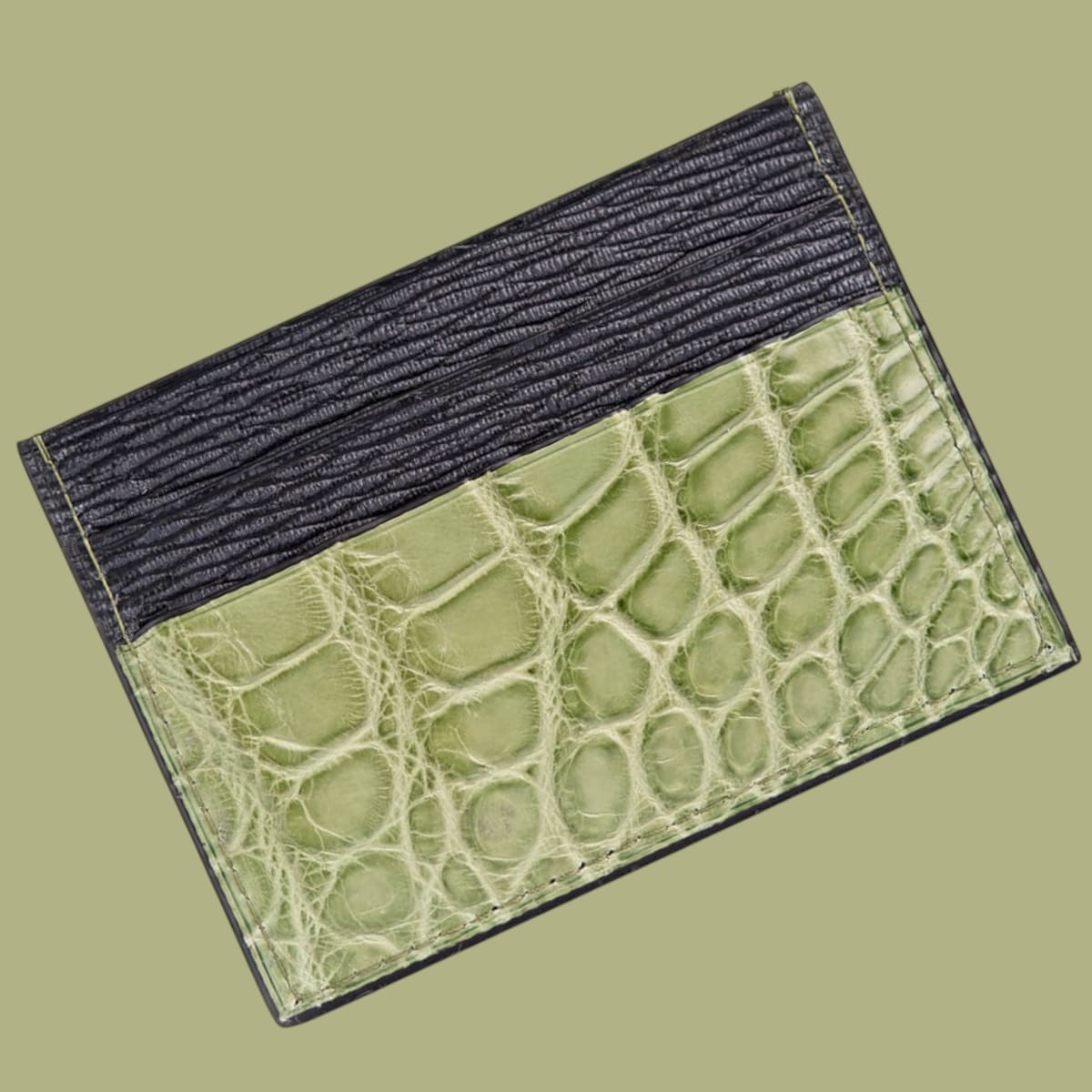 Card Holder in Alligator