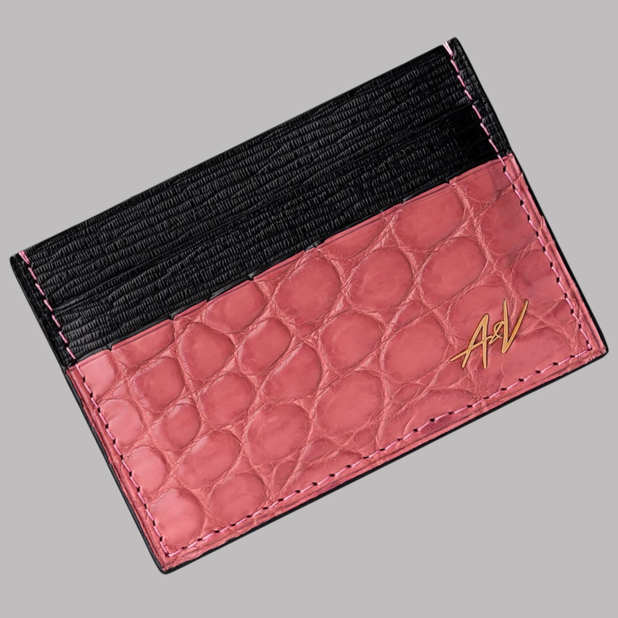 Card Holder in Alligator