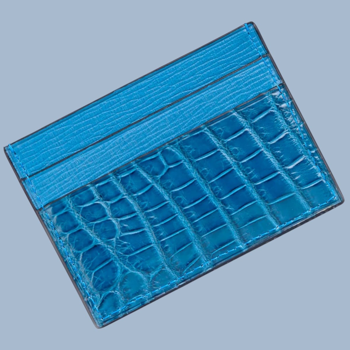 Card Holder in Alligator