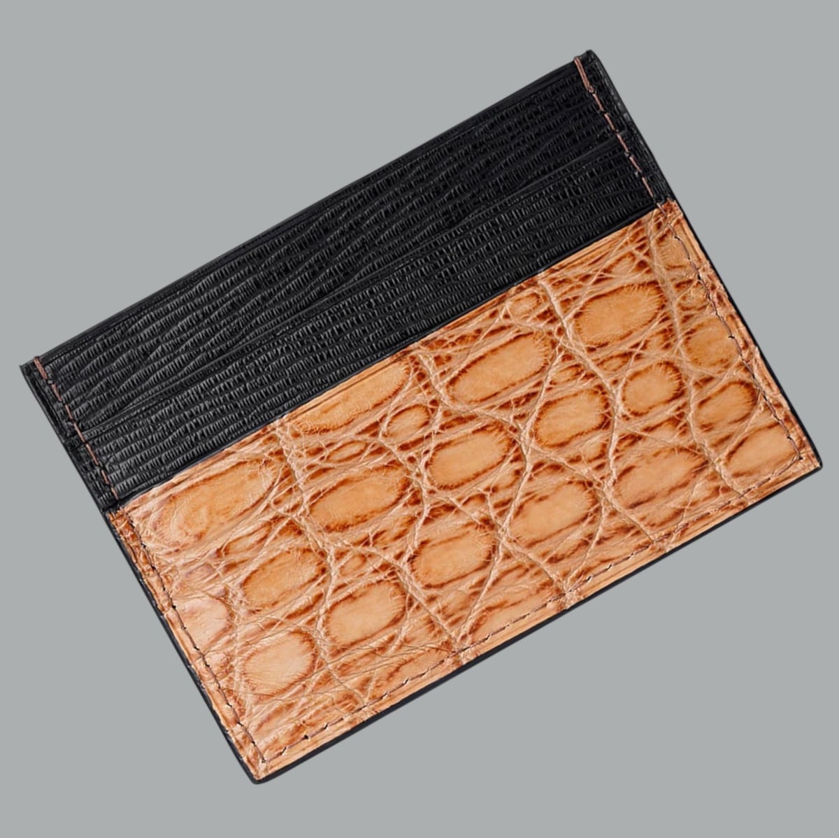 Card Holder in Alligator