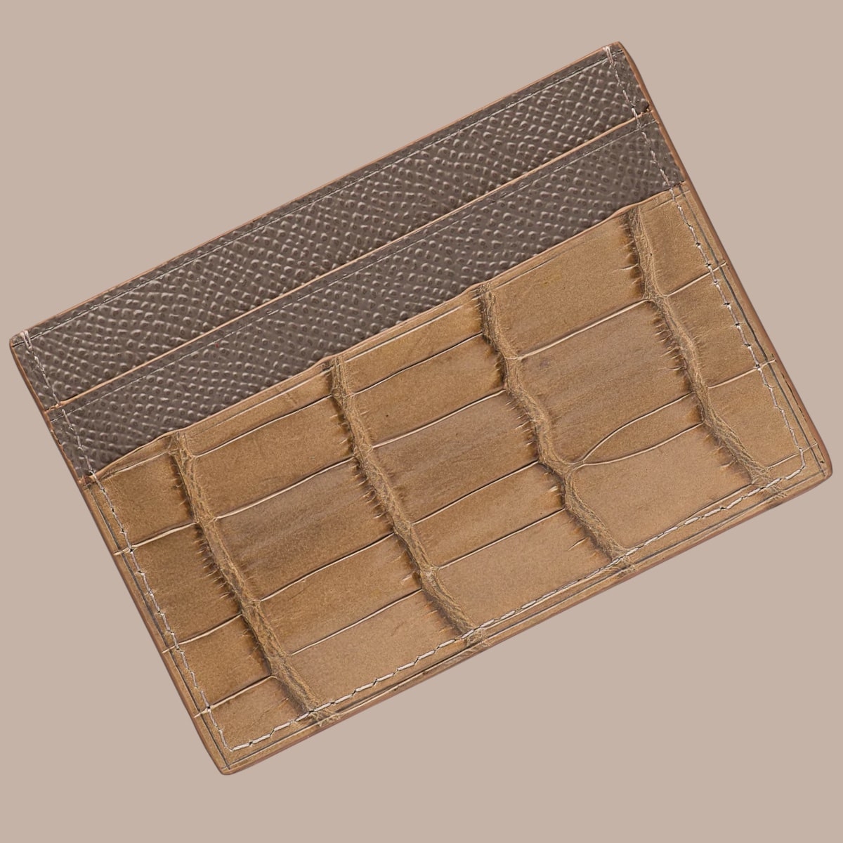 Card Holder in Alligator