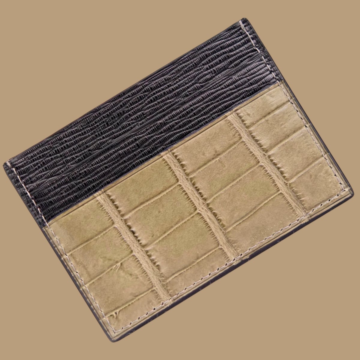 Card Holder in Alligator