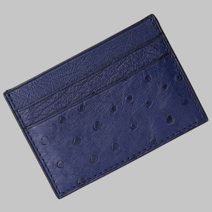 Card Holder in Ostrich