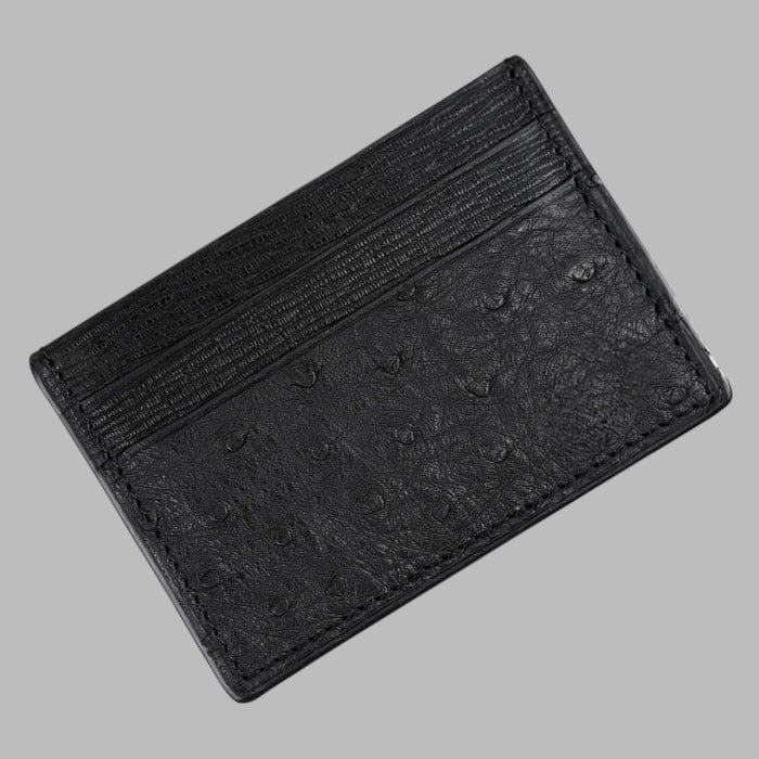 Card Holder in Ostrich