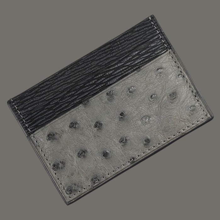 Card Holder in Ostrich