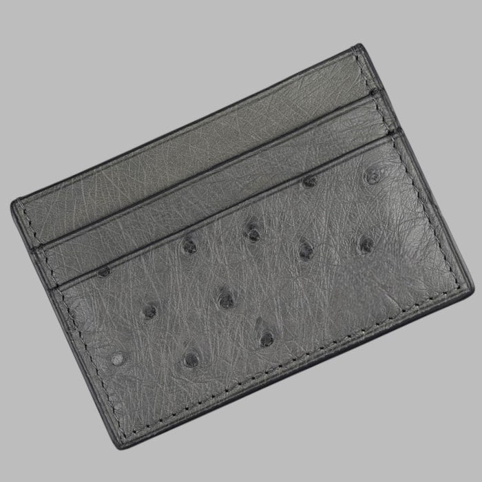 Card Holder in Ostrich