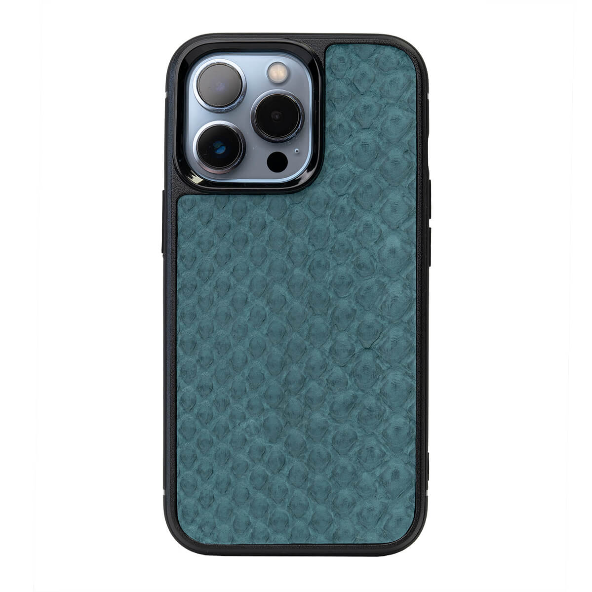 IPHONE 13 PRO CASES PYTHON CADET BLUE