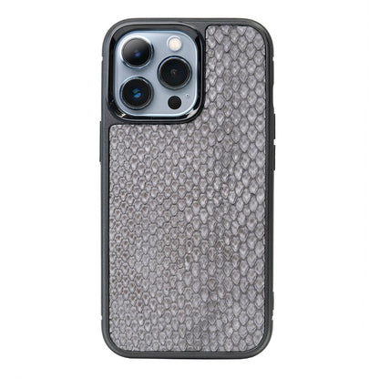 IPHONE 13 PRO CASES PYTHON SILVER ANTIGUE