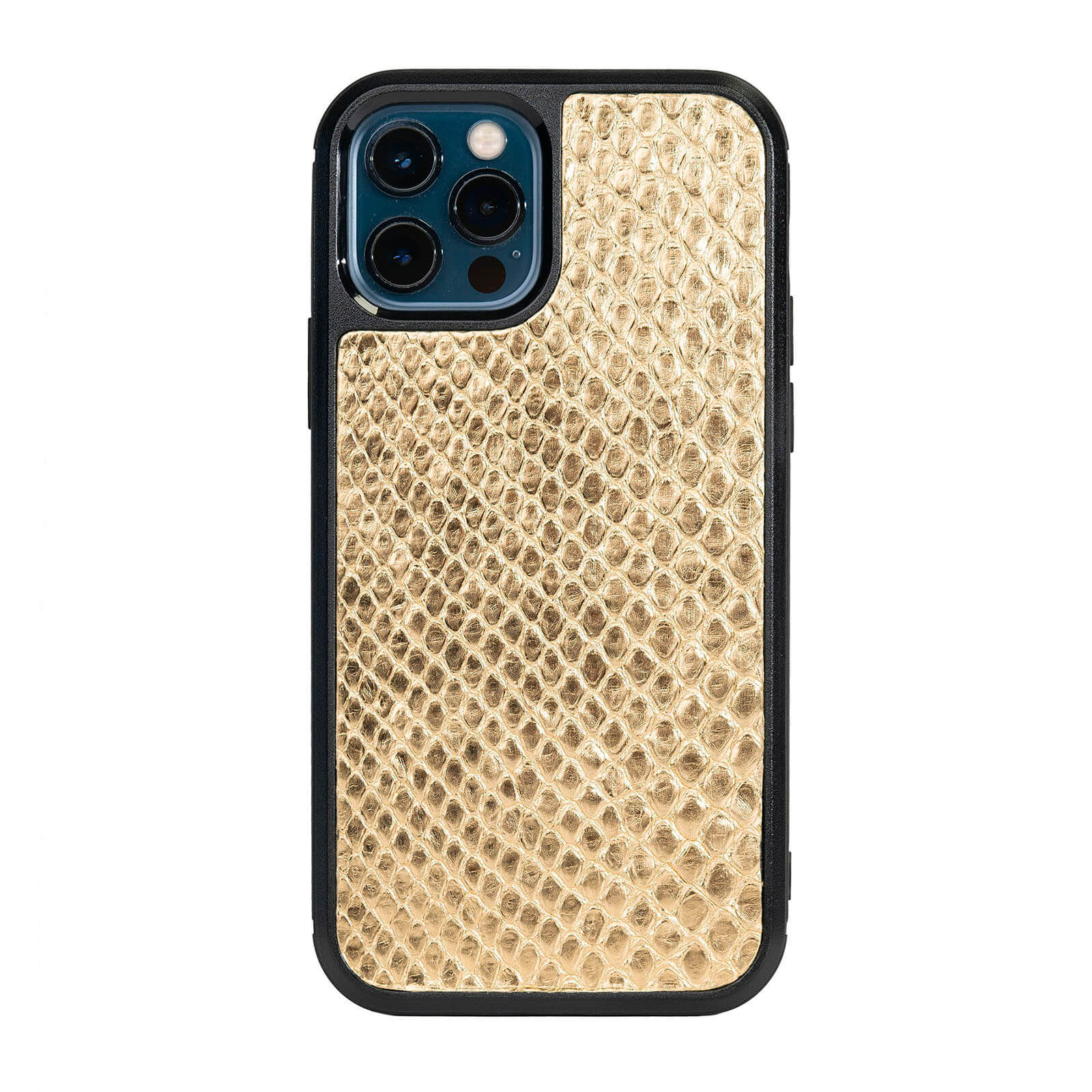 IPHONE 12 PRO & 12 CASES PYTHON GOLD