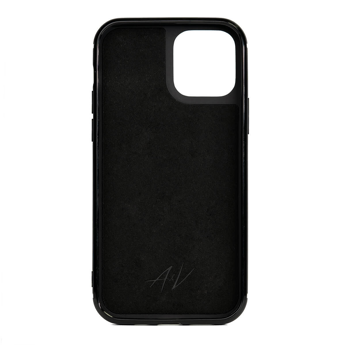 IPHONE 12 PRO & 12 CASE ALLIGATOR BLACK RED