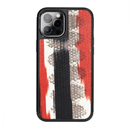 IPHONE 12 PRO MAX CASES COBRA RED AND BLACK