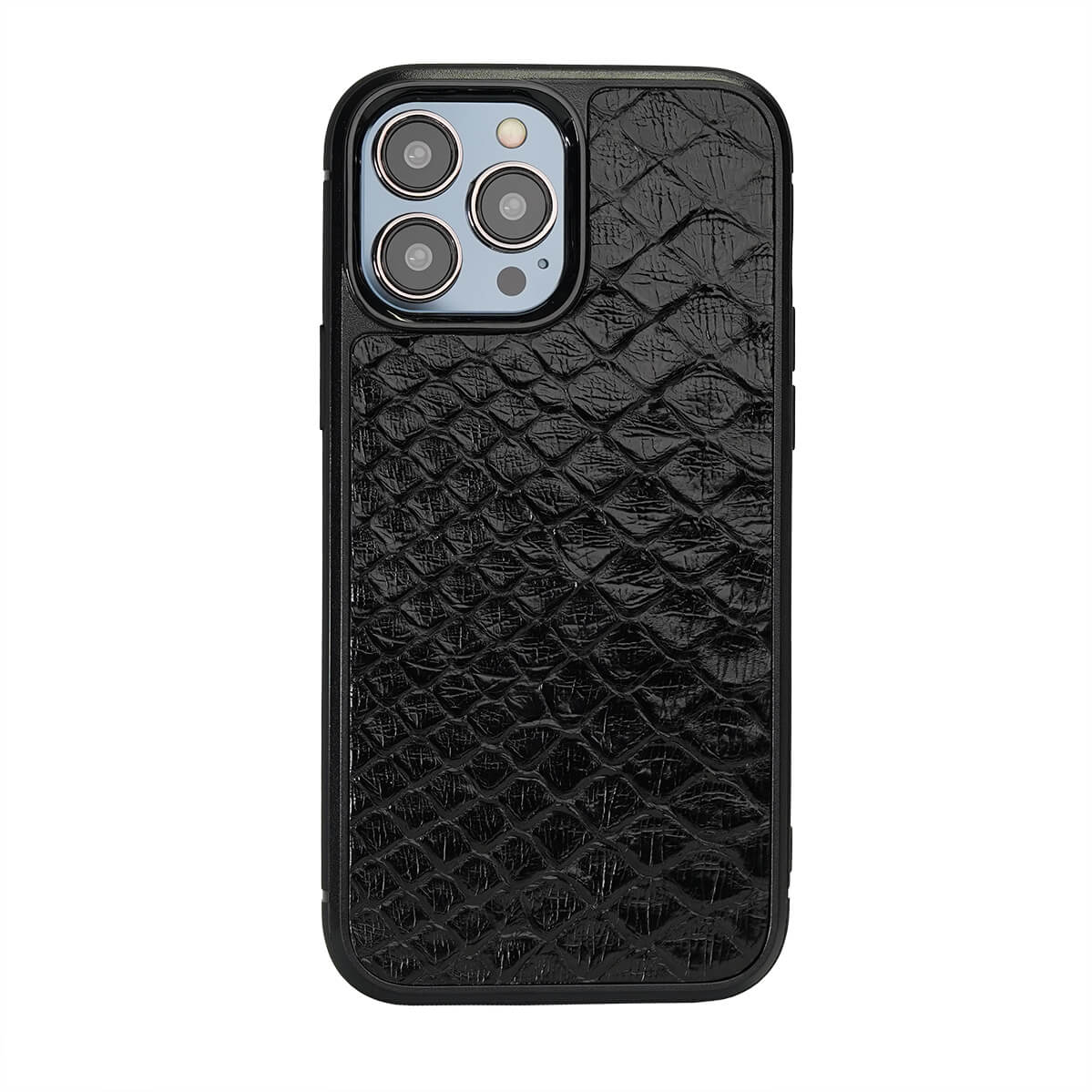 IPHONE 13 PRO MAX CASES PYTHON BLACK SHINY