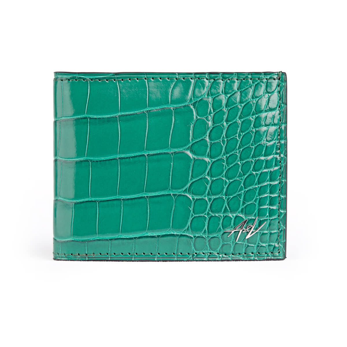 Bi-fold Wallet In Alligator