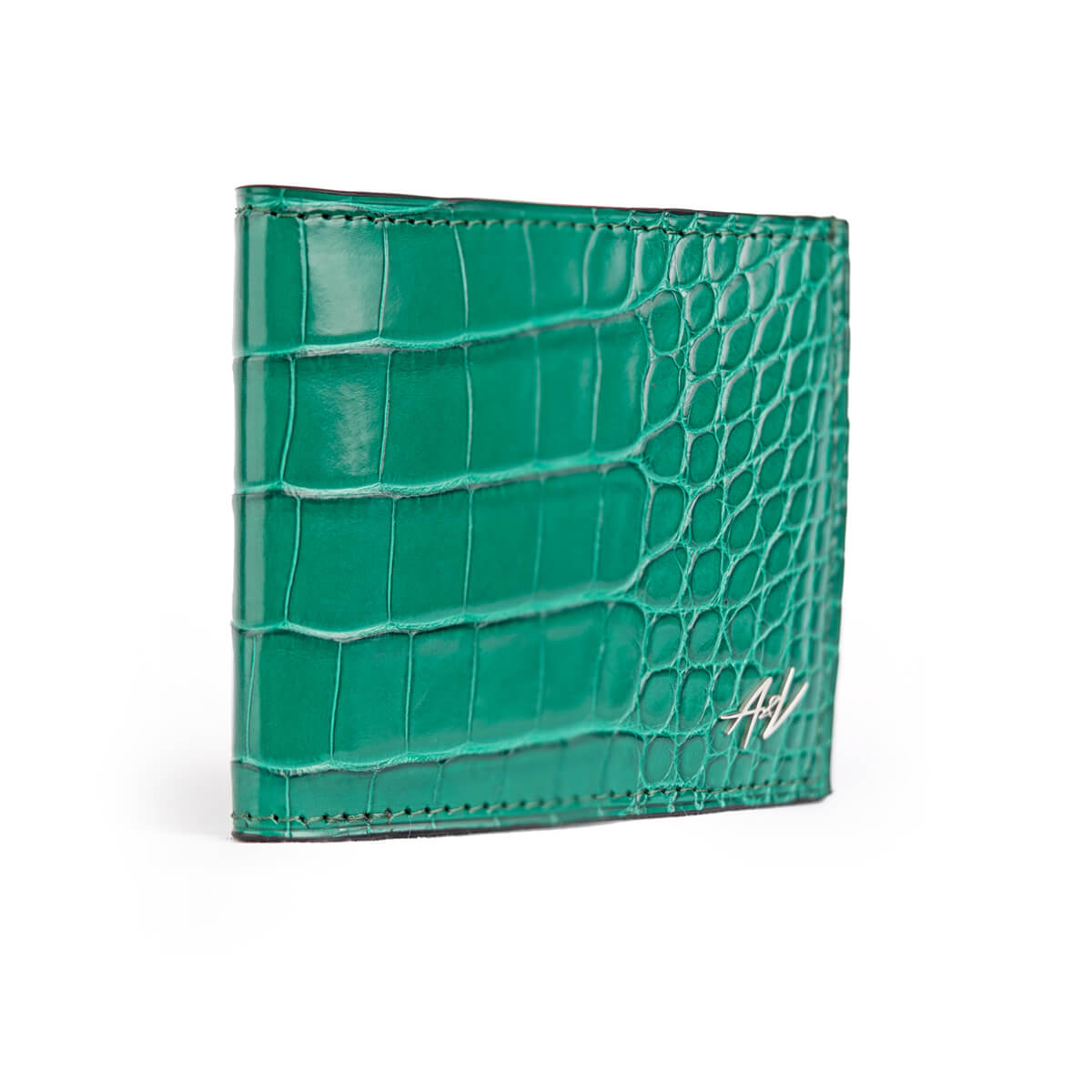 Bi-fold Wallet In Alligator