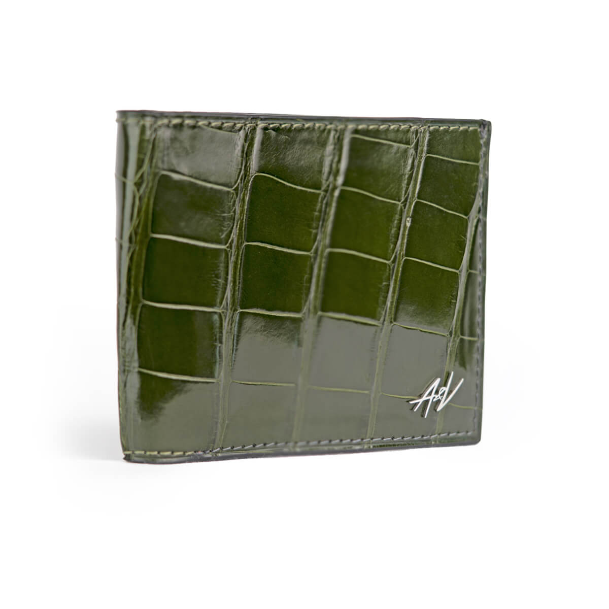 Bi-fold Wallet In Alligator