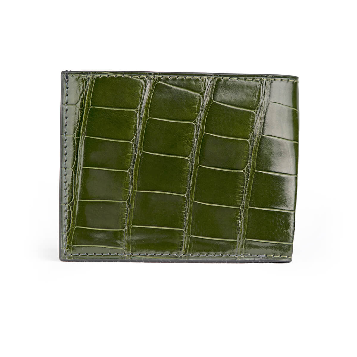 Bi-fold Wallet In Alligator