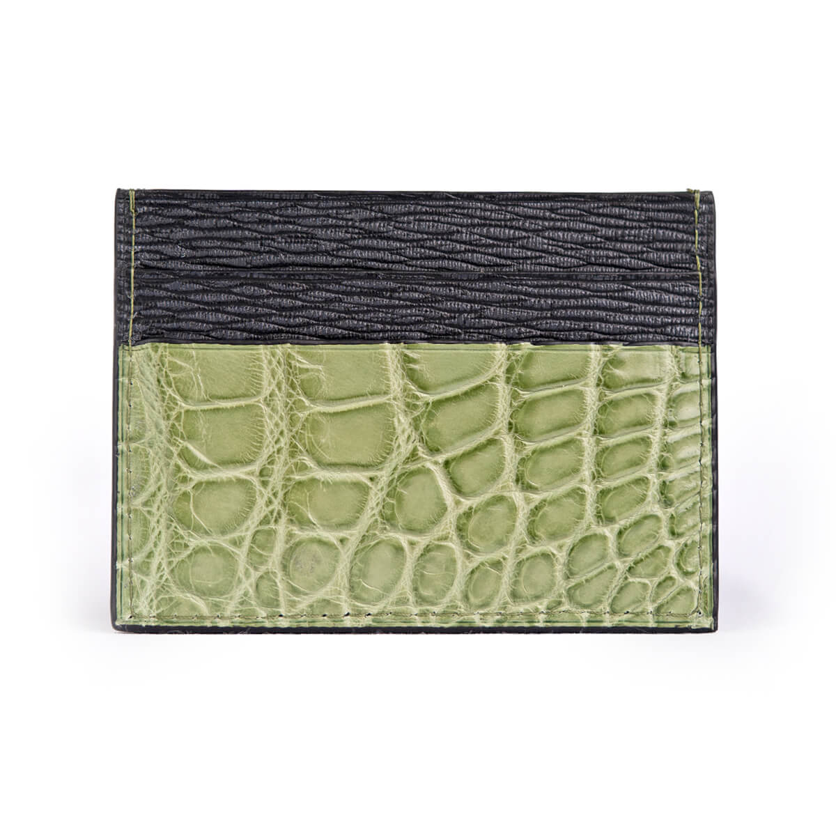 CARD HOLDER ALLIGATOR OAK GROVE