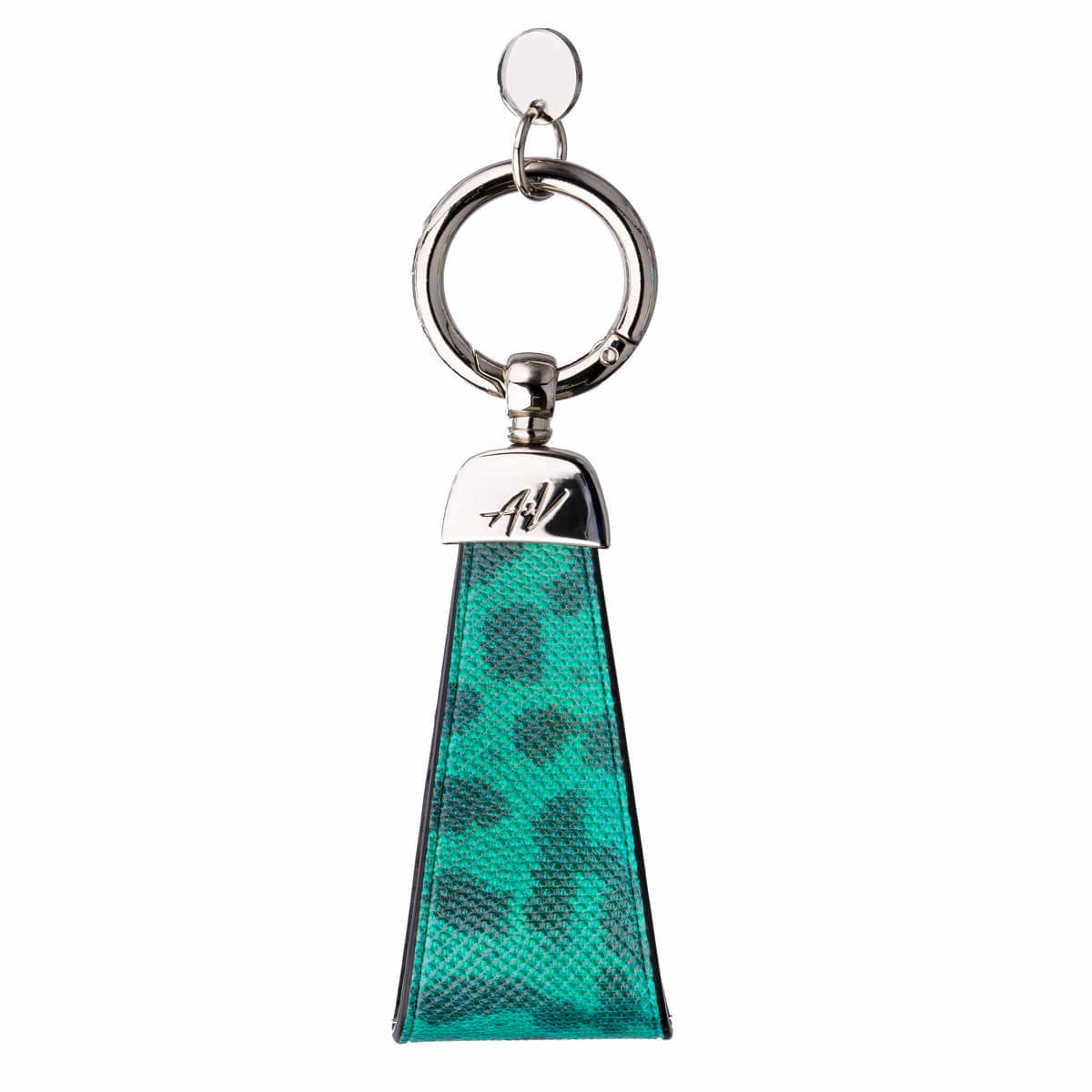 KEYCHAIN MOON JADE GREEN