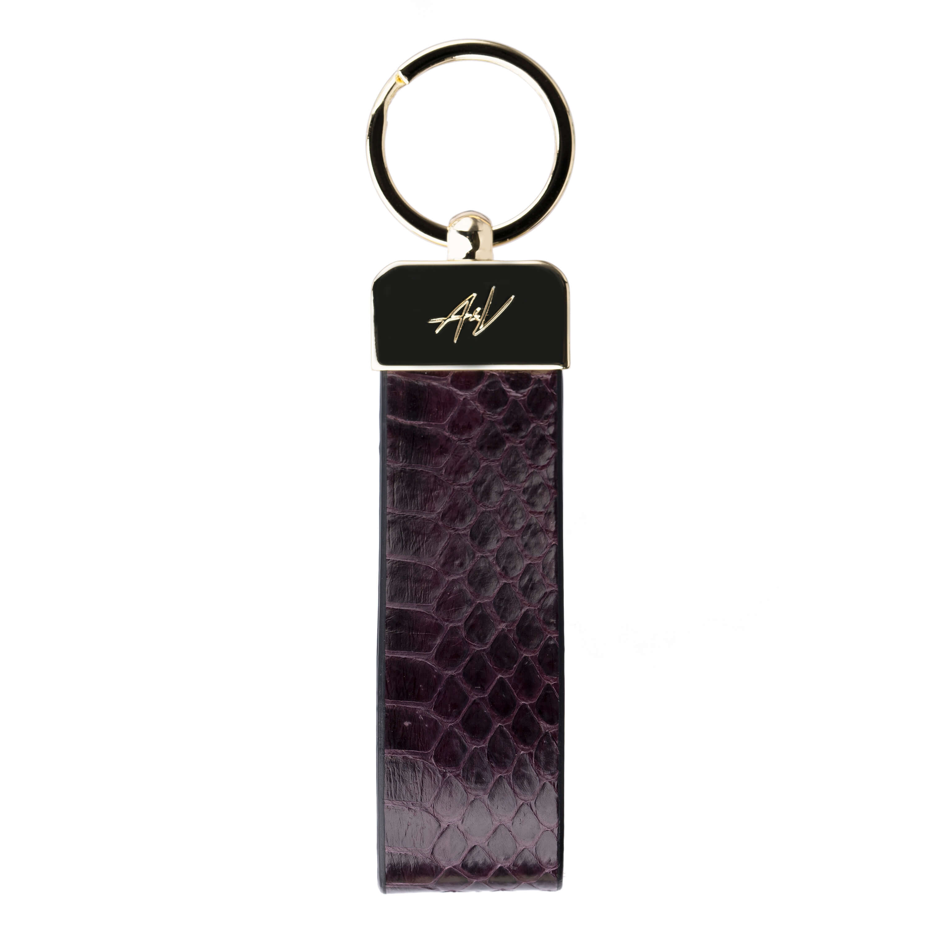 KEYCHAIN METALLIQUE DARK PURPLE