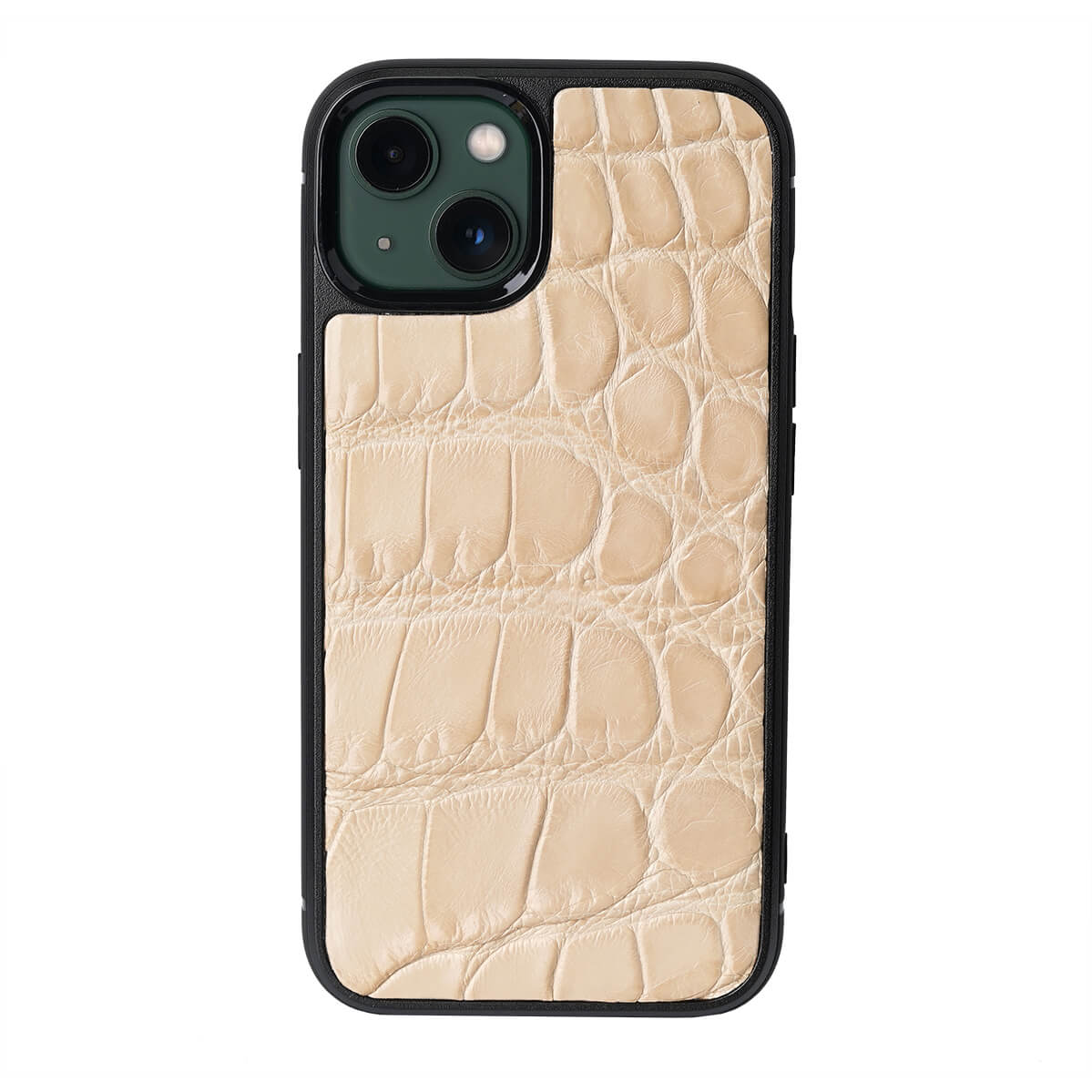 IPHONE 13 CASES ALLIGATOR BLANCHED ALMOND