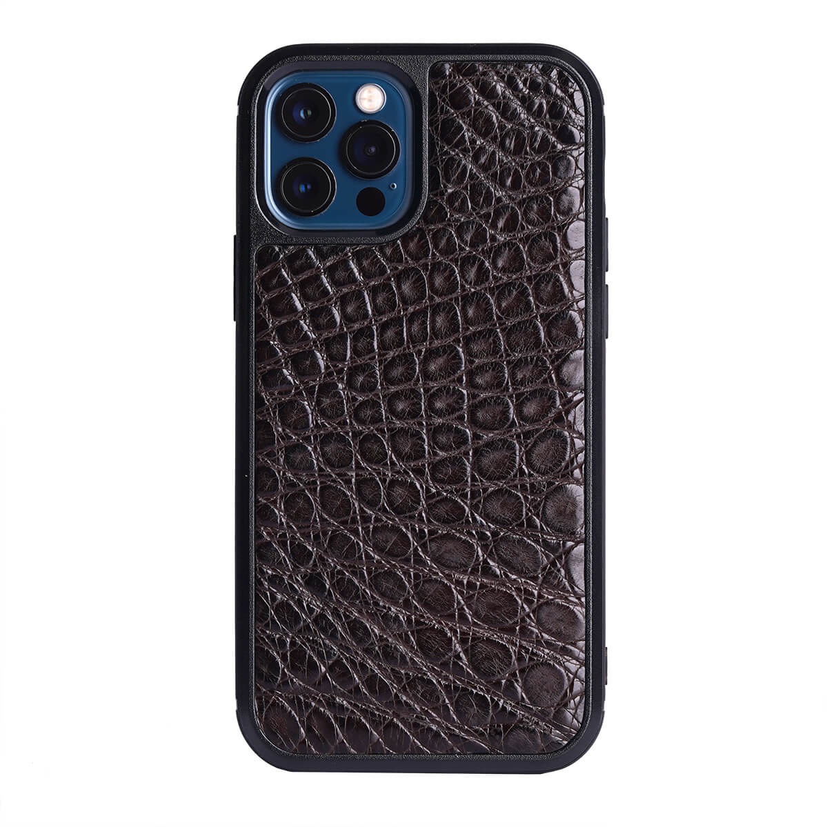 IPHONE 12 PRO & 12 CASE ALLIGATOR BLACK RED