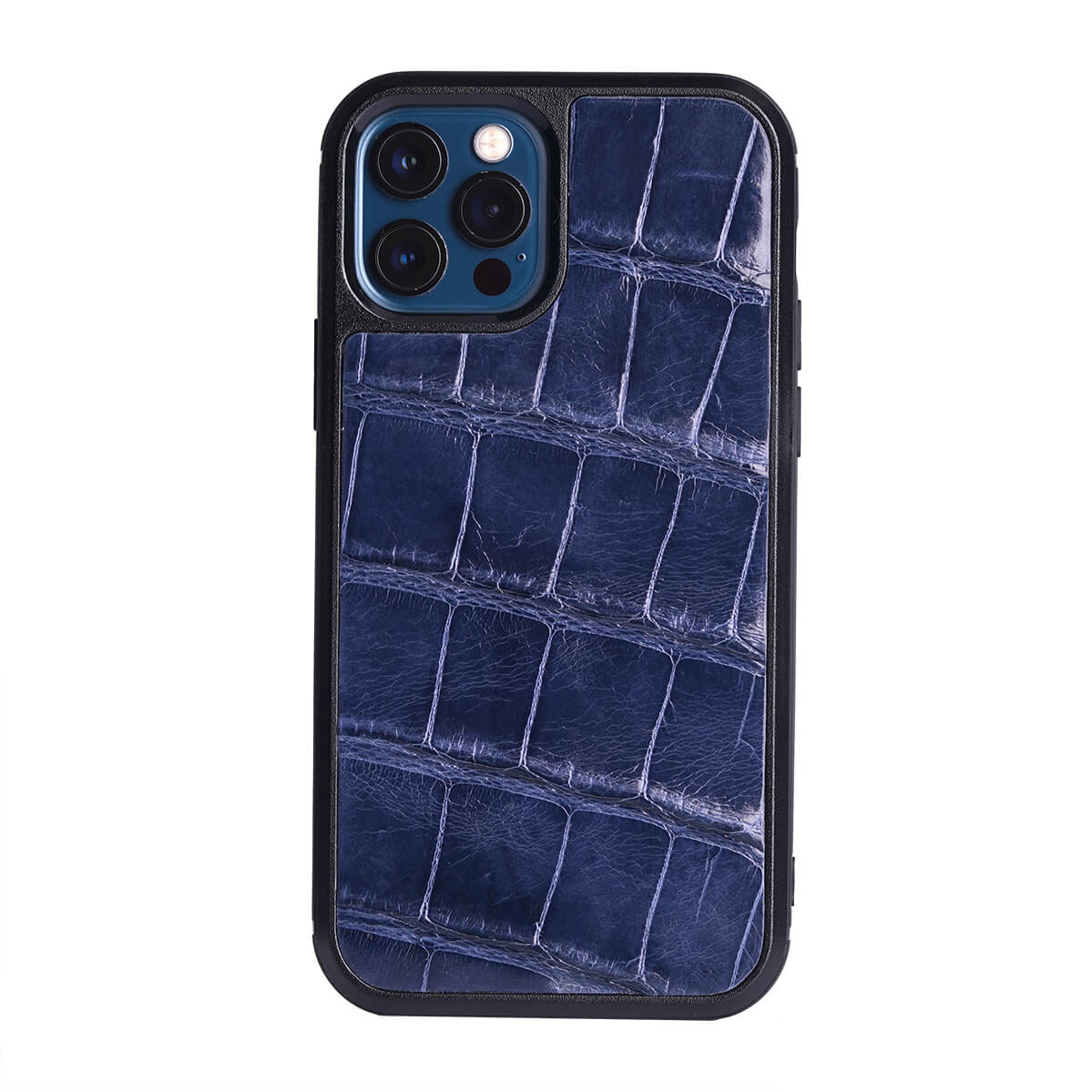 IPHONE 12 PRO & 12 CASE ALLIGATOR NAVAL